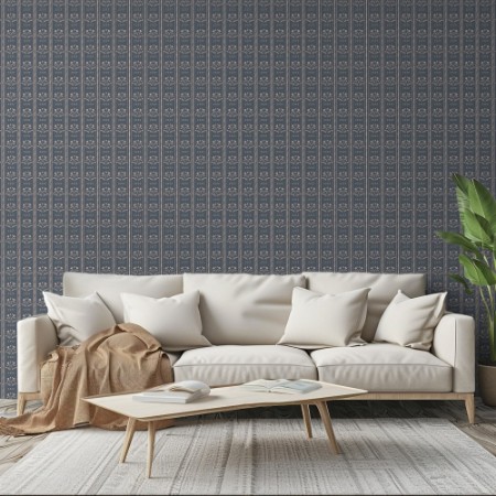 Coloring Sprig Flowers Lines and waves in Blue - 1033601-03 - 04854-01 paint 